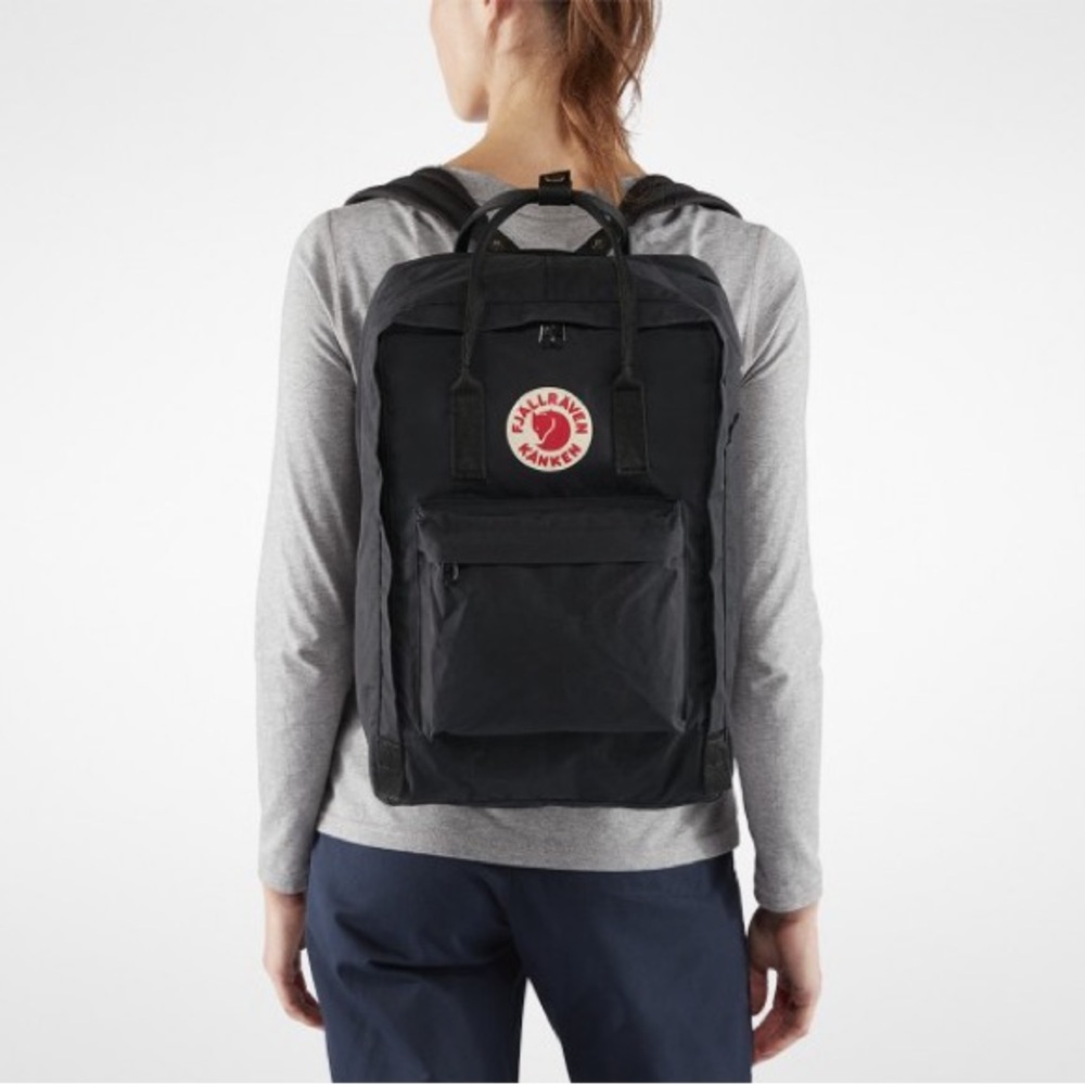 Fjallraven Kanken 17inch Laptop Black Backpack